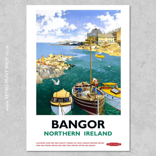 British Railways Bangor Poster