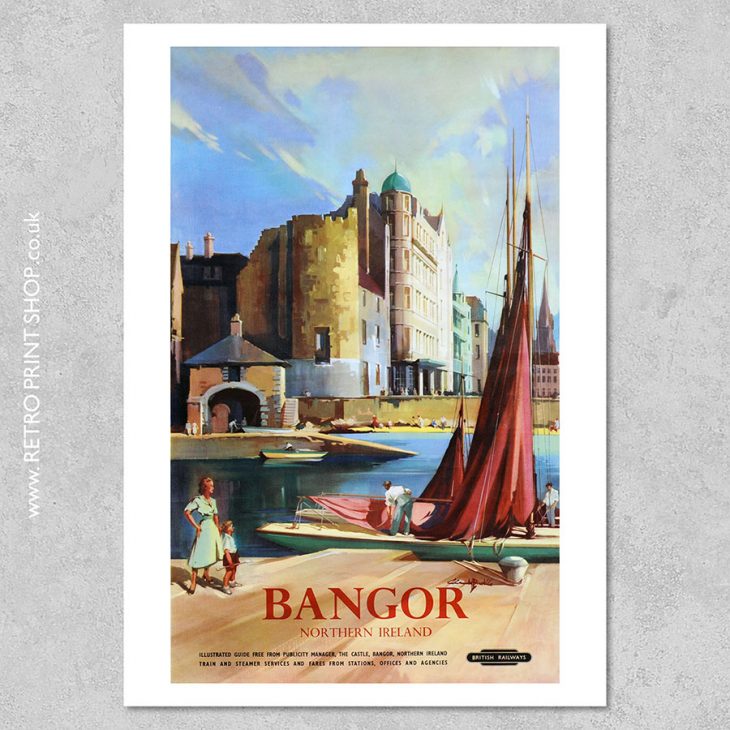 Bangor Railway Poster