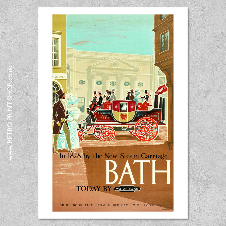 British Railways Bath Poster