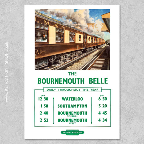 Bournemouth Belle Poster