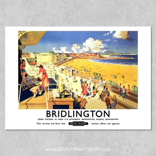 Retro Print Shop - Railway Posters, Retro Vintage Travel Poster Prints