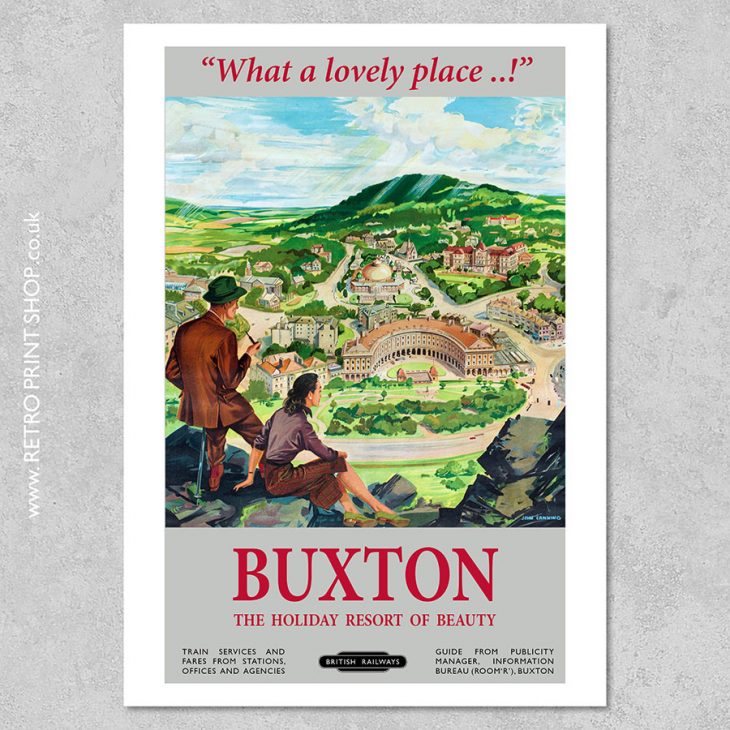 Buxton Railway Poster