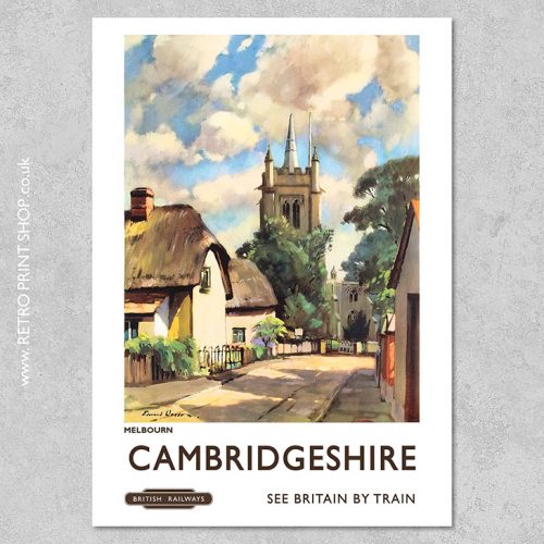 Cambridgeshire Melbourn Poster