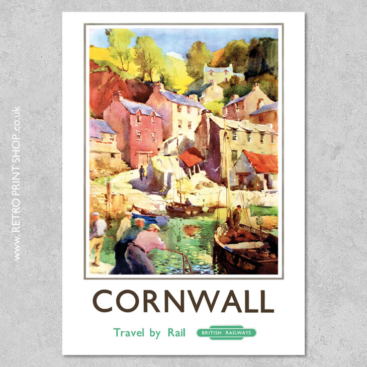 Cornwall railway poster