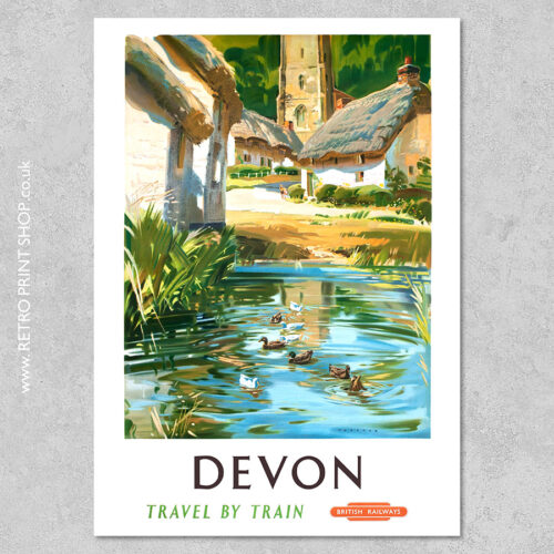 British Railways Devon Poster