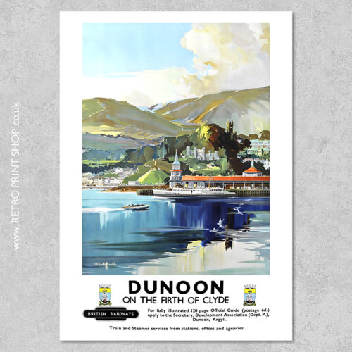 Dunoon Railway Poster