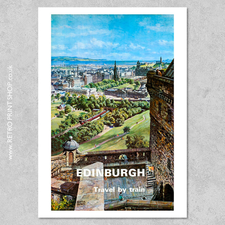 British Railways Edinburgh Poster