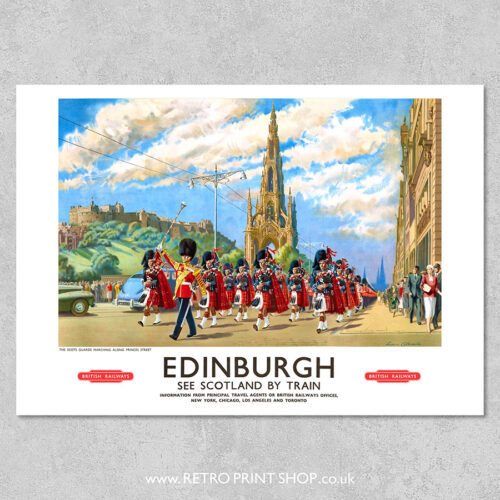 Edinburgh Railway Poster