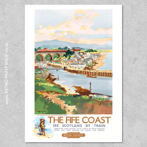 Fife Coast Poster