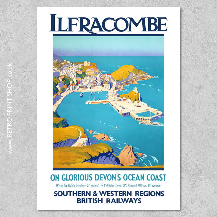 Ilfracombe Railway Poster