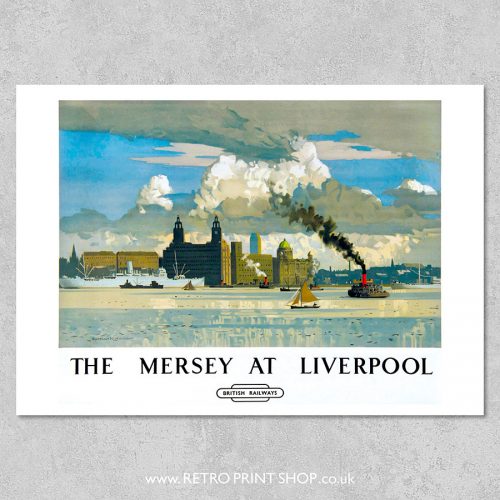 Liverpool Mersey Poster