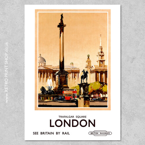 British Railways Trafalgar Square Poster