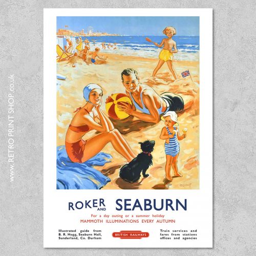 Roker & Seaburn Poster