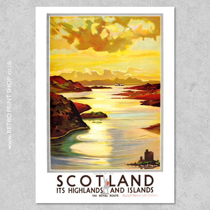 British Railways Scotland Poster