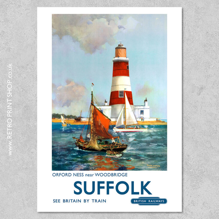 Suffolk Railway Poster