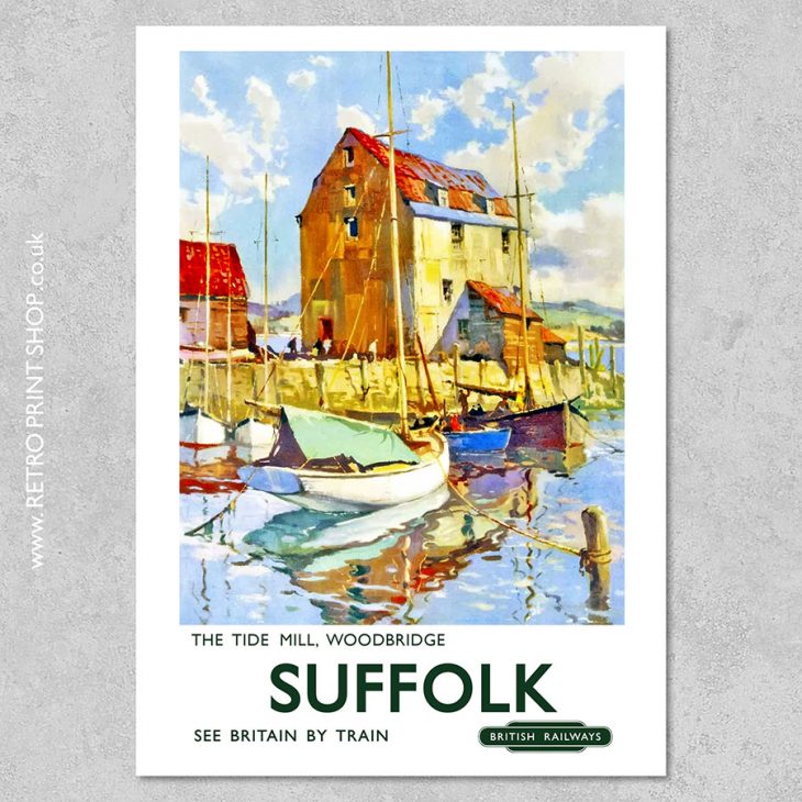 Suffolk Tide Mill Poster