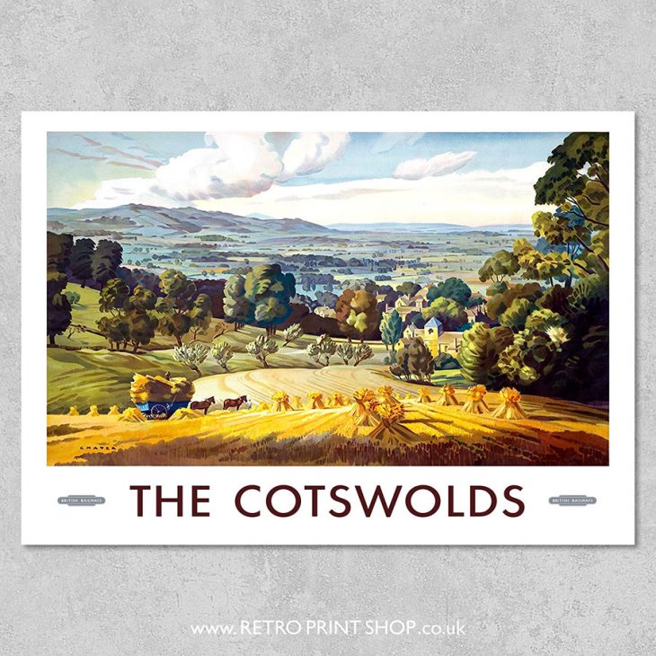 British Railways The Cotswolds Poster