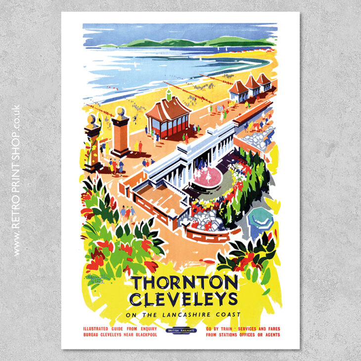 British Railways Thornton Cleveleys Poster