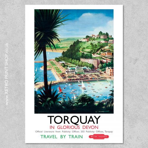 British Railways Torquay Poster