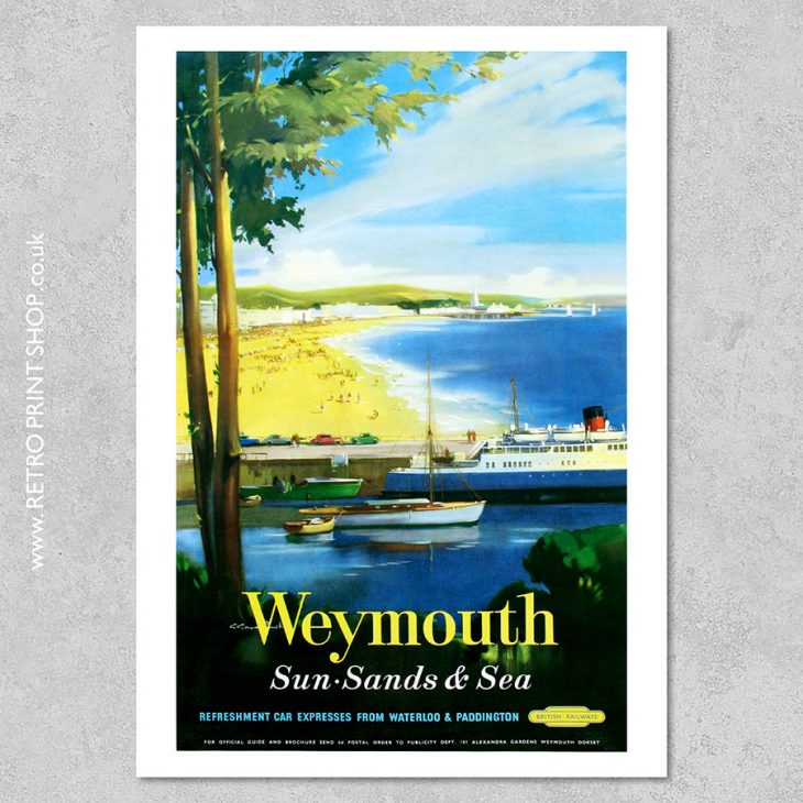 British Railways Weymouth Poster