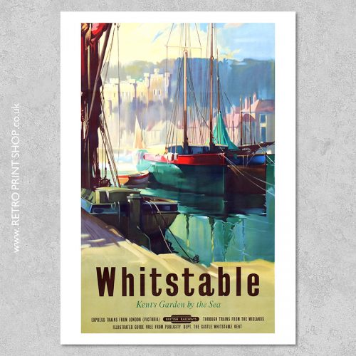 British Railways Whitstable Poster 2
