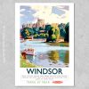 BR Windsor Poster - Vintage Railway Posters, Retro Print Shop