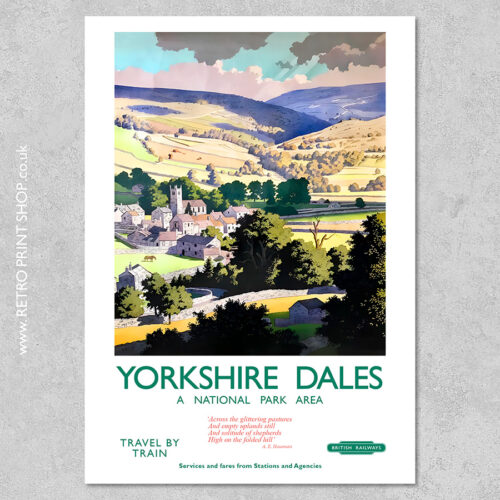 British Railways Yorkshire Dales Poster