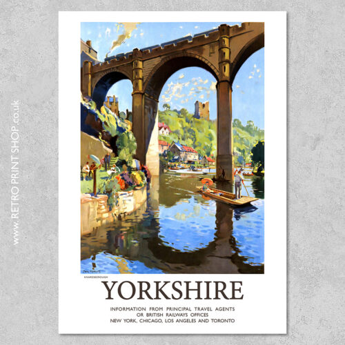 Yorkshire Knaresborough Poster