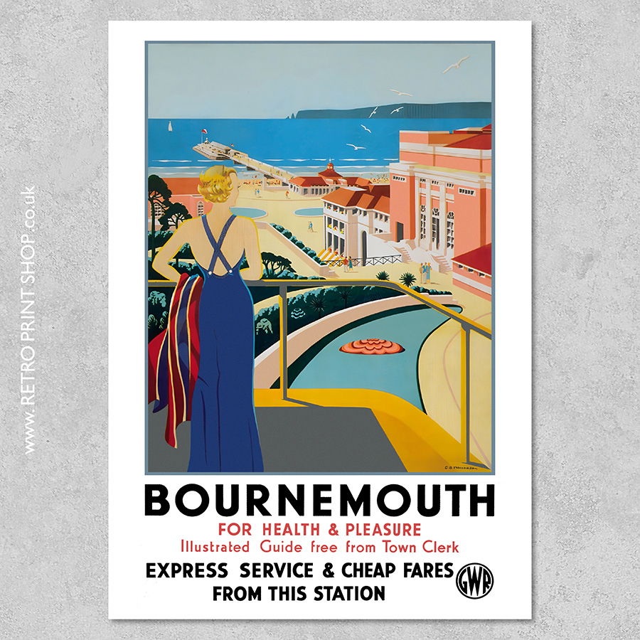 GWR Bournemouth Poster Bournemouth Poster