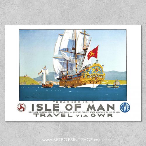 GWR Isle of Man poster