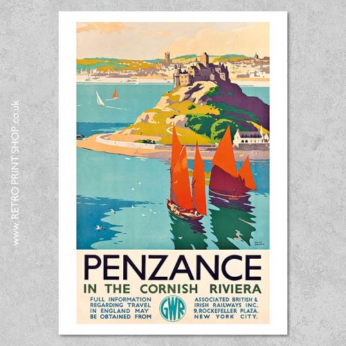 GWR Penzance Poster