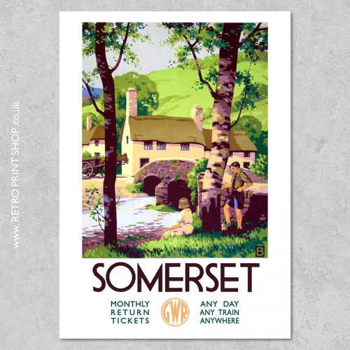 GWR Somerset poster