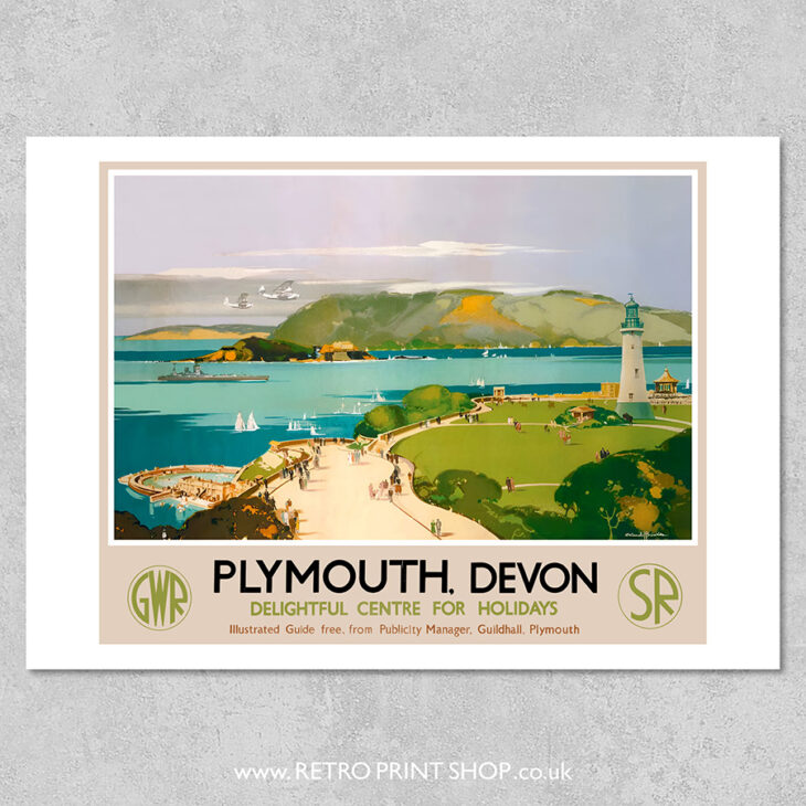 Plymouth Railway Poster