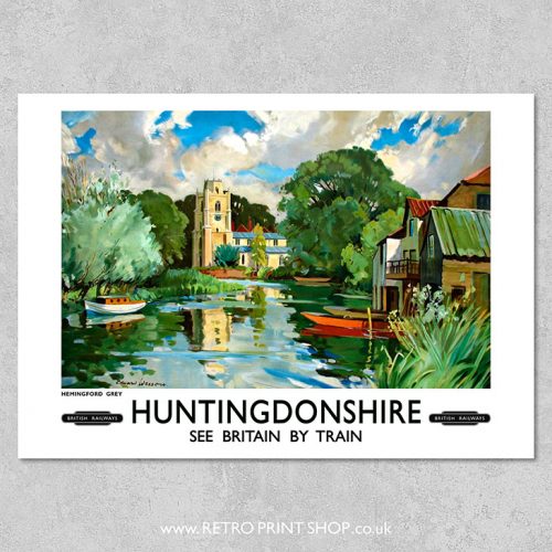 Huntingdonshire Hemingford Grey Poster