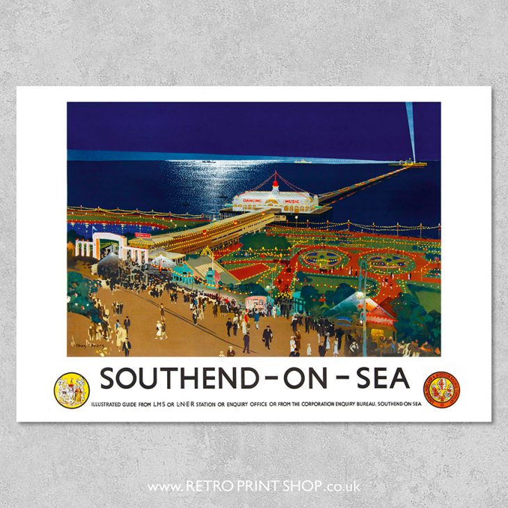 LMS LNER Southend Poster