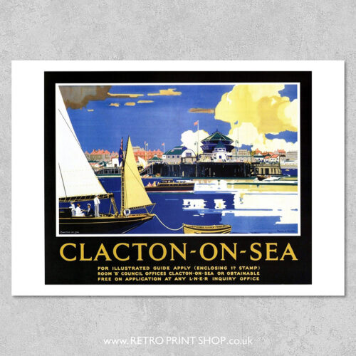 Clacton Railway Poster