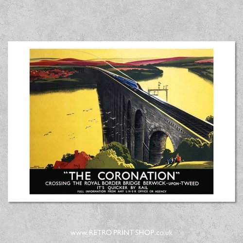 LNER Coronation Poster