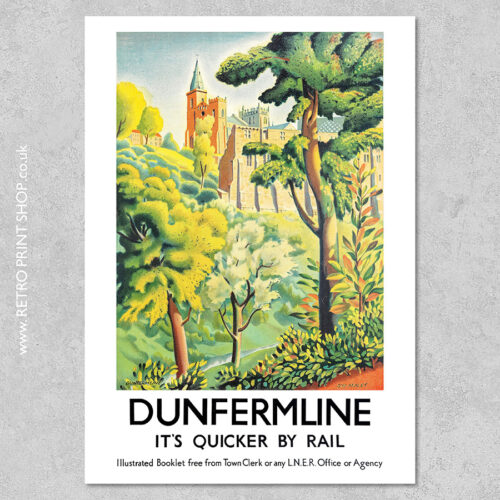 LNER Dunfermline Poster