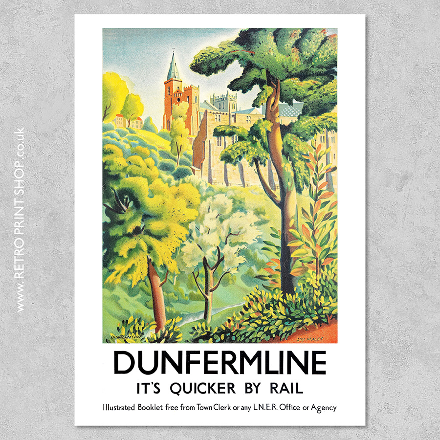 LNER Dunfermline Poster