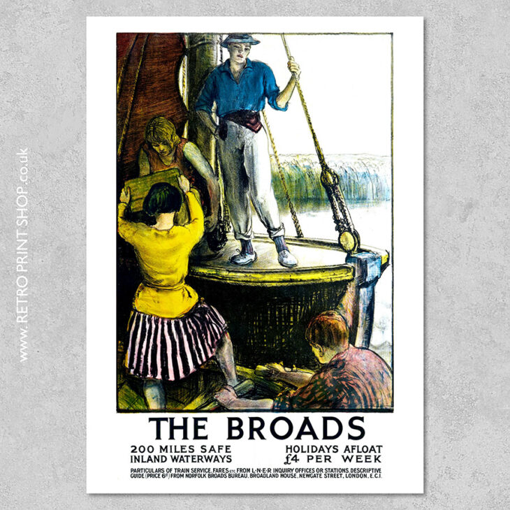 Norfolk Broads Poster