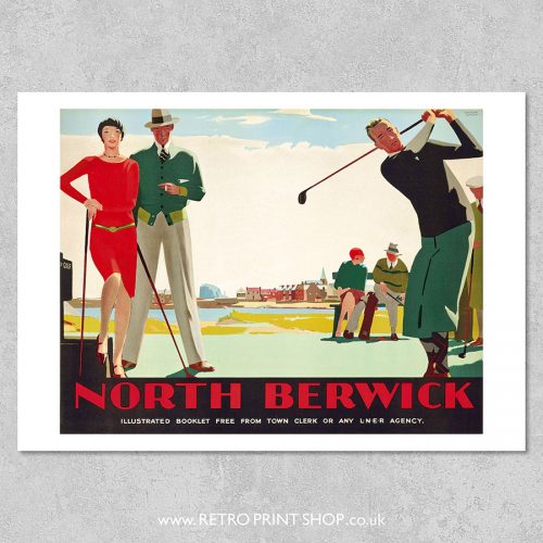 North Berwick Poster