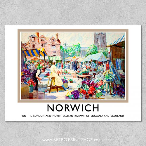 Norwich Railway Poster