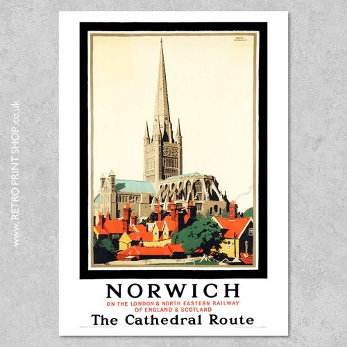 Norwich Railway Poster
