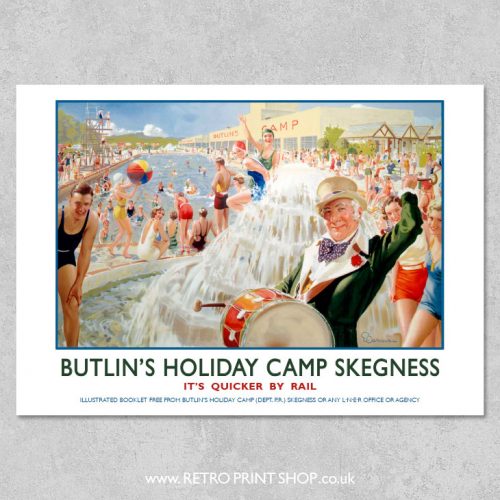 Skegness Butlins Poster