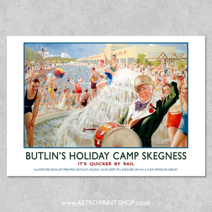 Skegness Butlins Poster