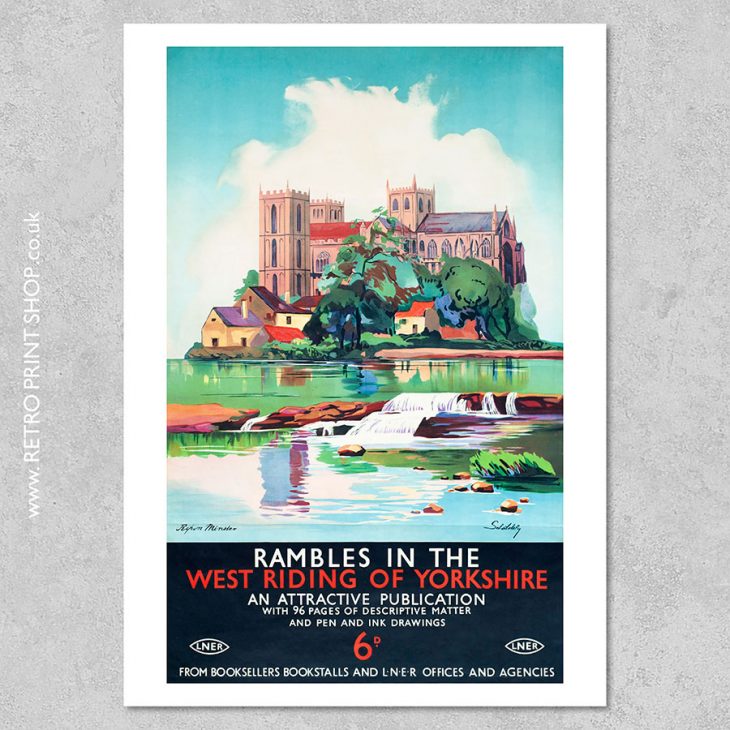 Yorkshire Railway Poster