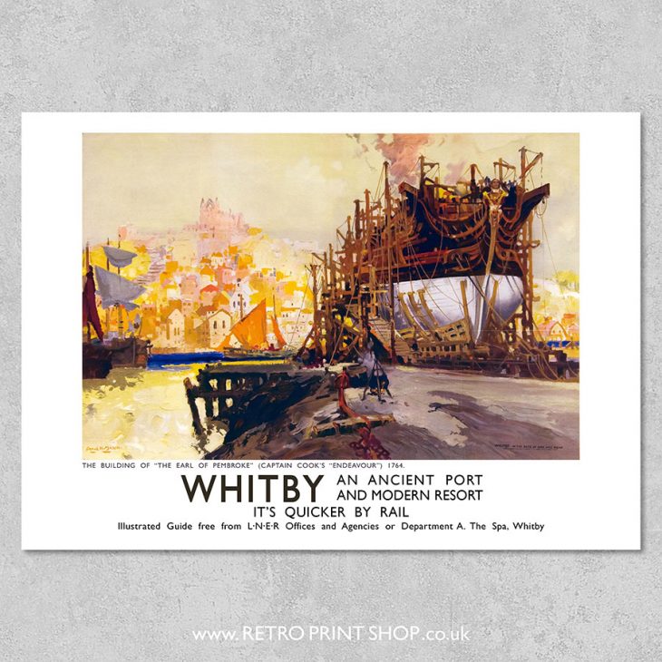 LNER Whitby Endeavour poster