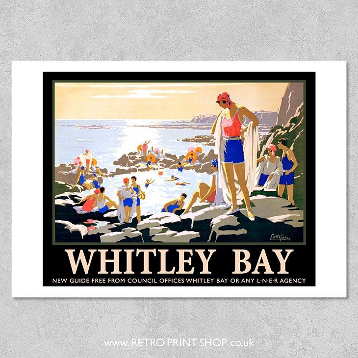 LNER Whitley Bay Poster