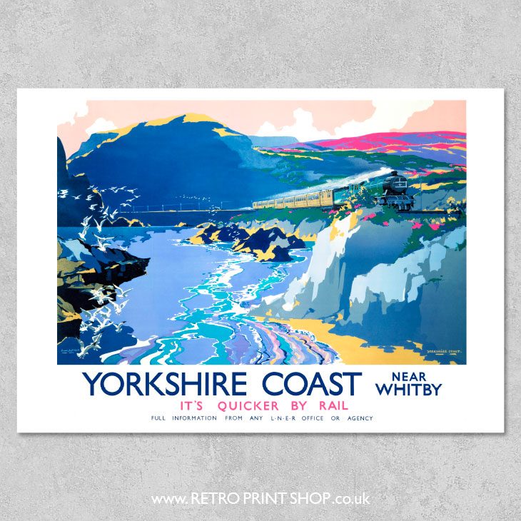 Yorkshire Coast Poster Witby