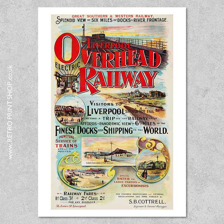 Liverpool Overhead Railway Poster 3